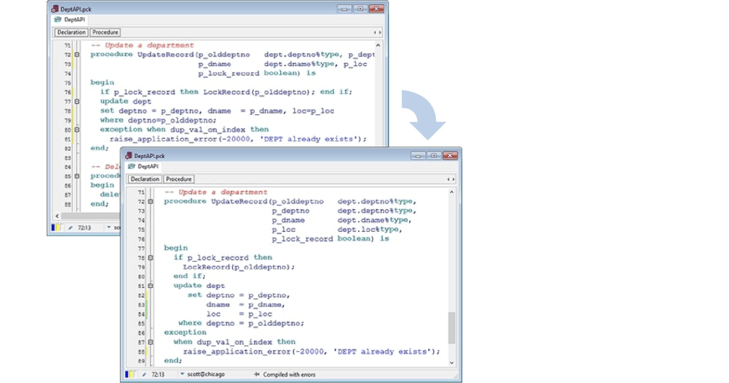 PL/SQL / InterHAND S. A.